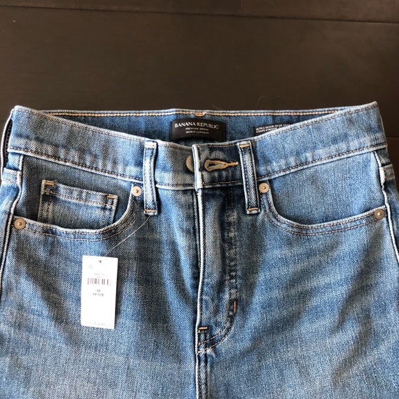 BNWT. BANANA REPUBLIC DENIM PETITE - Picture 1 of 7